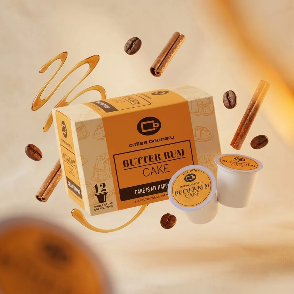 Butter Rum Cake Flavored Coffee Pods - Image 7