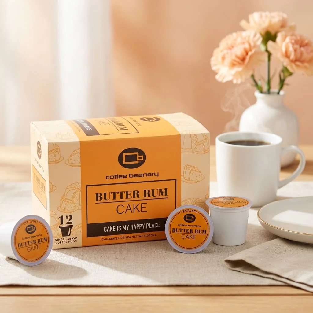Butter Rum Cake Flavored Coffee Pods - Image 8