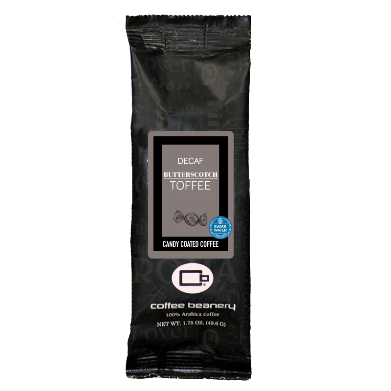 Butterscotch Toffee SWP Decaf  Coffee | 1.75 oz Sampler