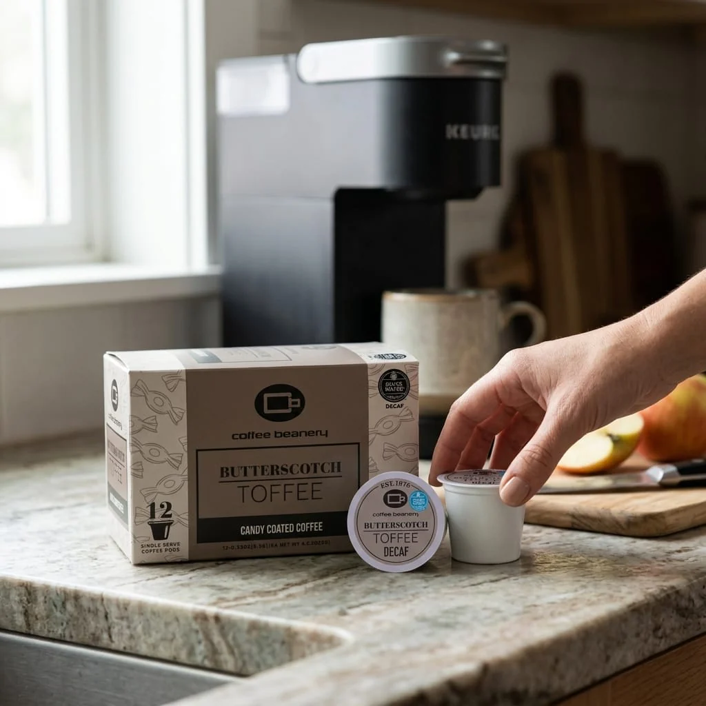 Butterscotch Toffee Flavored Coffee Pods - Image 7
