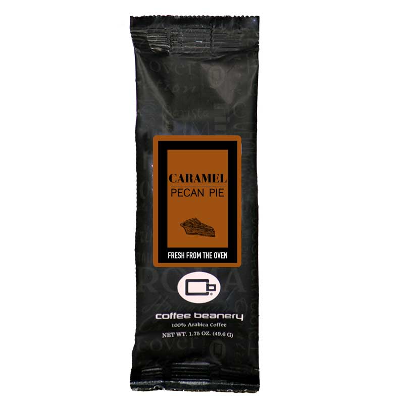 Caramel Pecan Pie Flavored Coffee | 1.75 oz One Pot Sampler