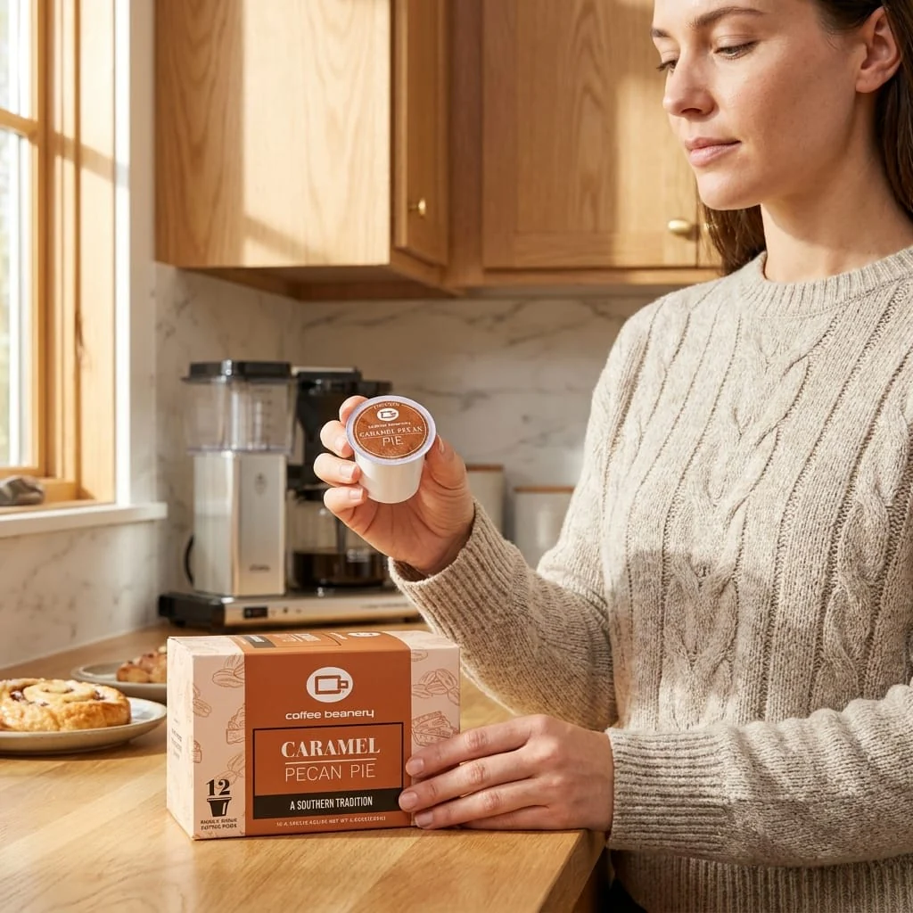 Caramel Pecan Pie Flavored Coffee Pods - Image 7