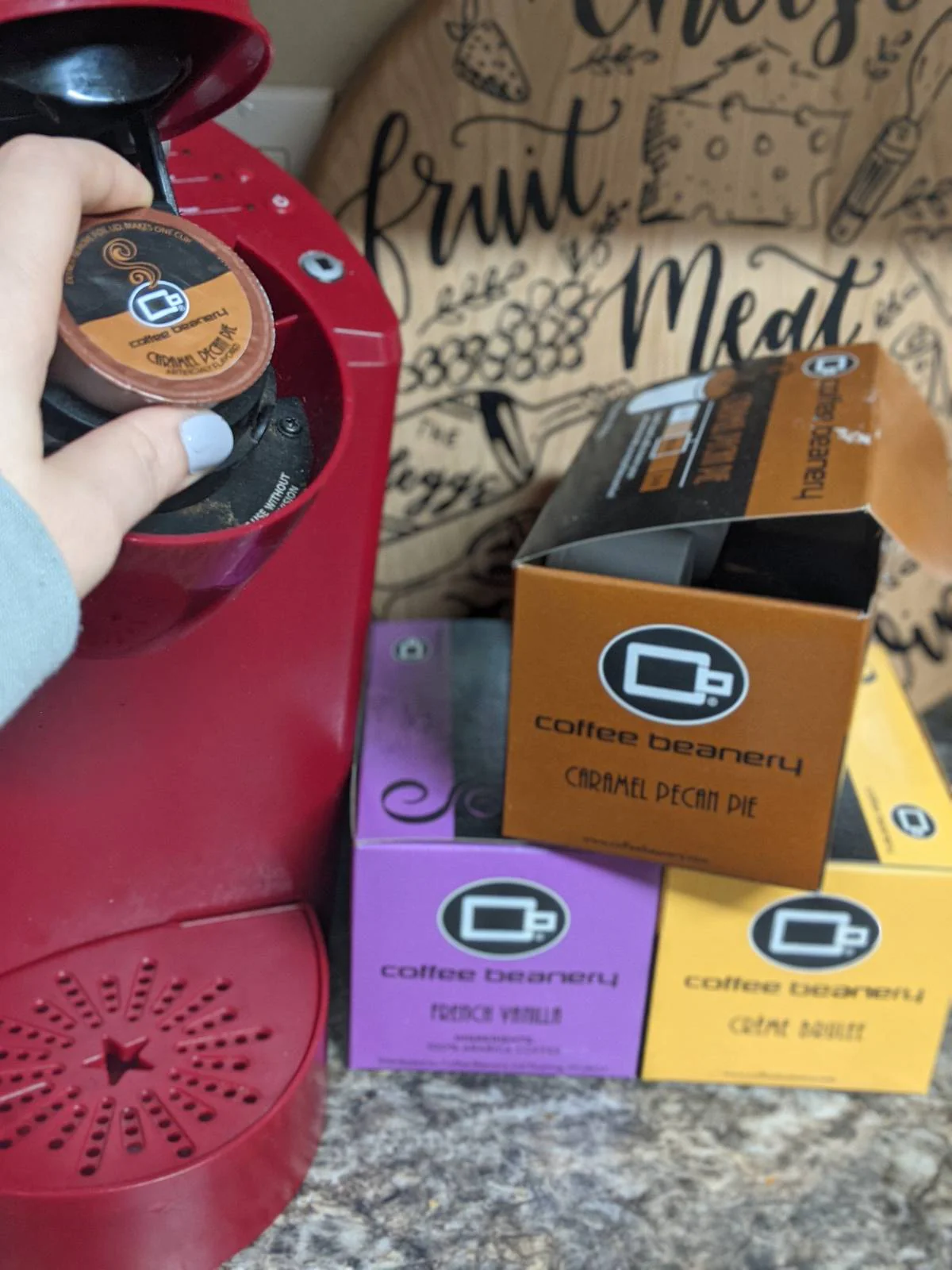Caramel Pecan Pie Flavored Decaf Coffee Pods - Image 4
