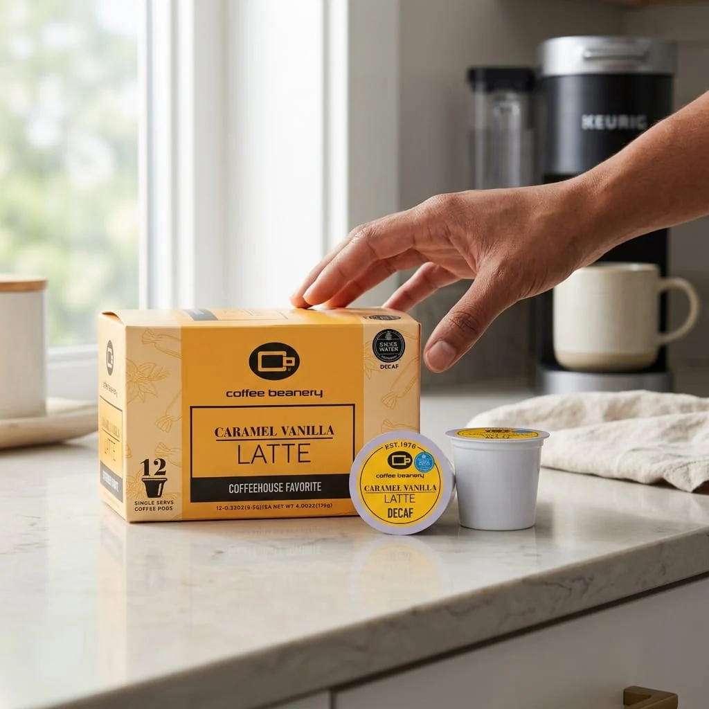 Caramel Vanilla Latte Flavored Coffee Pods - Image 9
