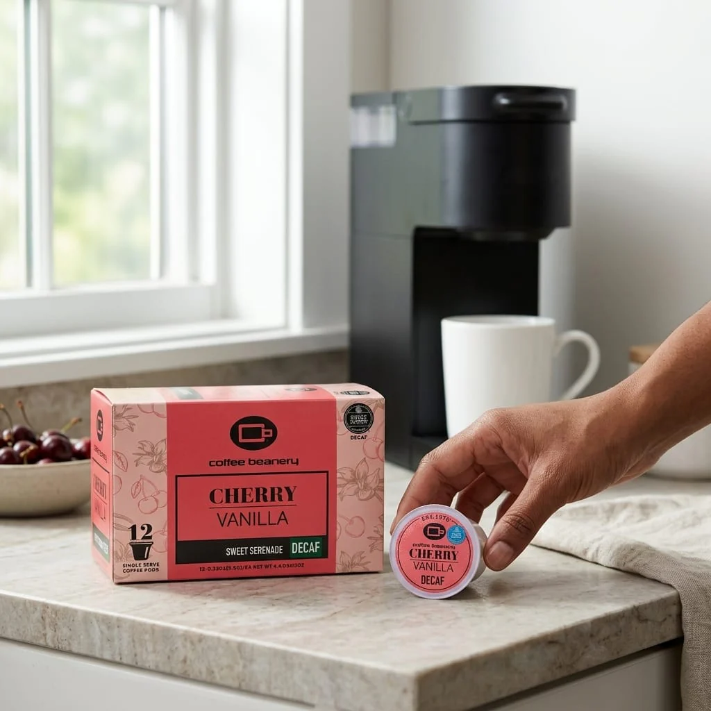 Cherry Vanilla Flavored Coffee Pods - Image 8