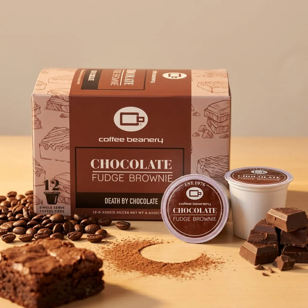 Chocolate Fudge Brownie Flavored Coffee Pods - Image 6