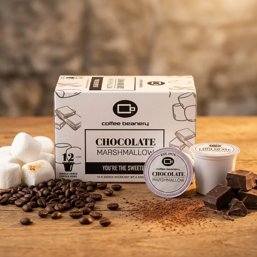Chocolate Marshmallow Flavored Coffee Pods - Image 5