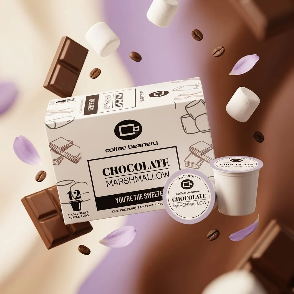 Chocolate Marshmallow Flavored Coffee Pods - Image 6
