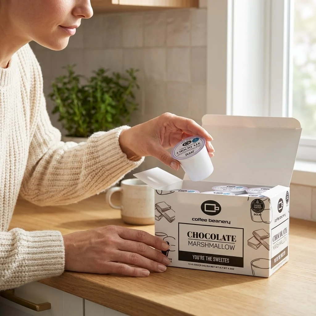 Chocolate Marshmallow Flavored Coffee Pods - Image 7