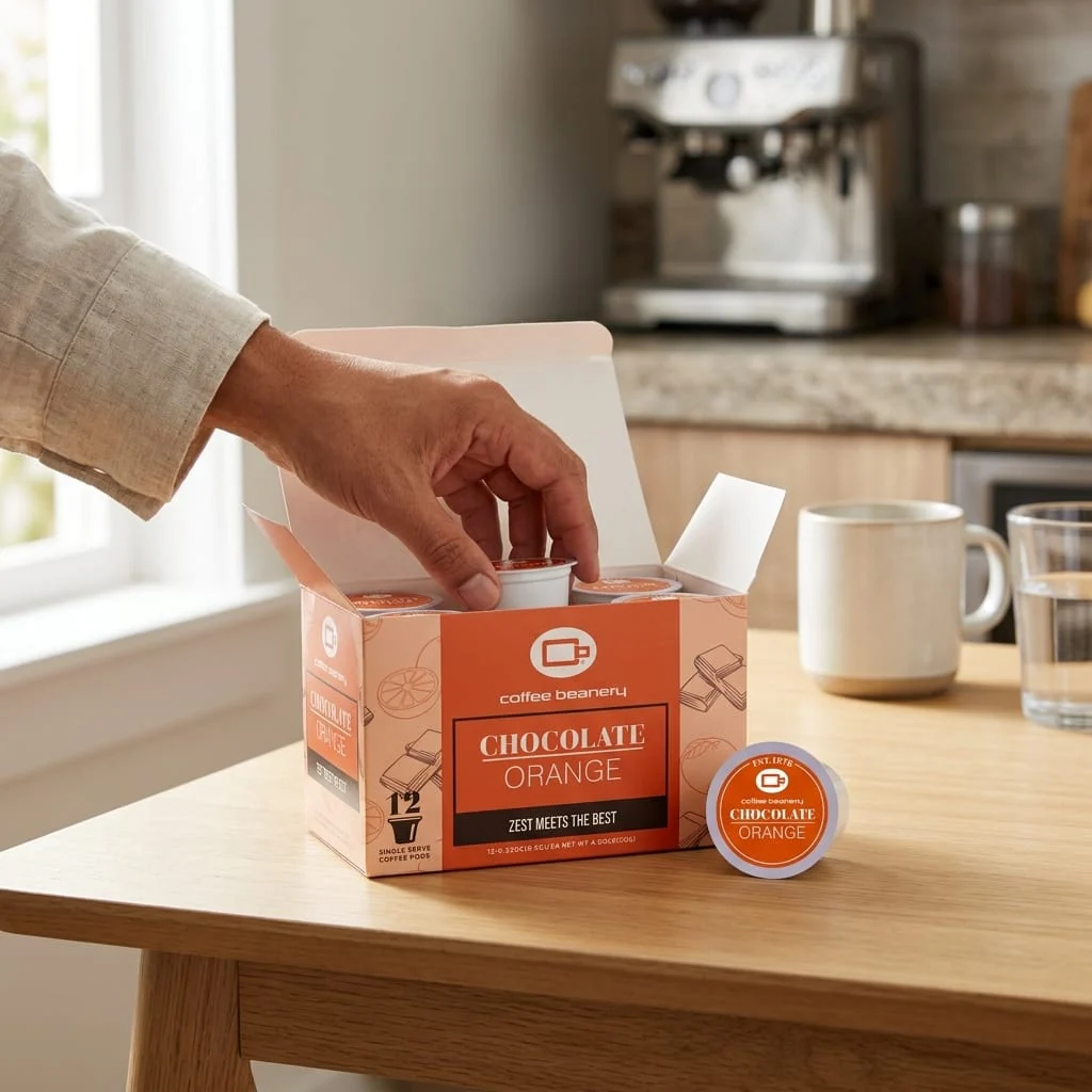 Chocolate Orange Flavored Coffee Pods - Image 7