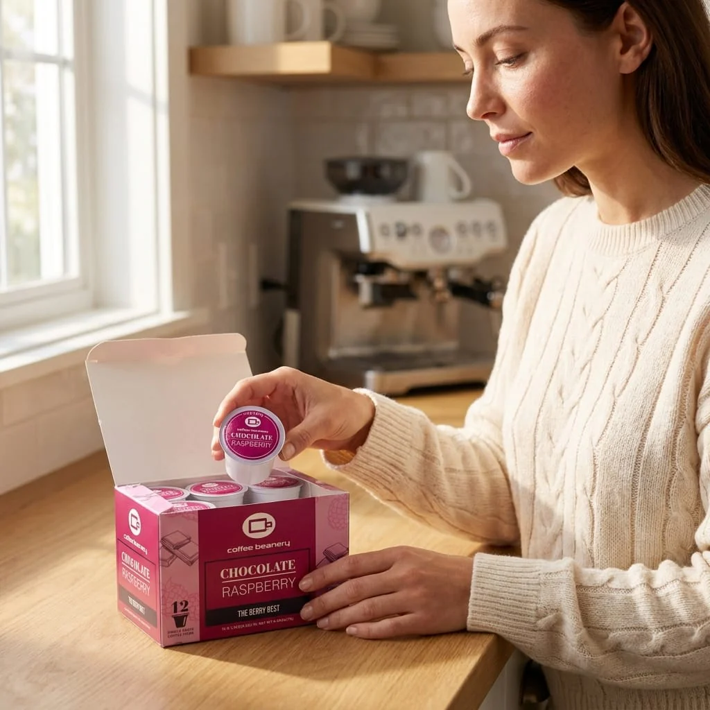 Chocolate Raspberry Coffee Pods - Image 7