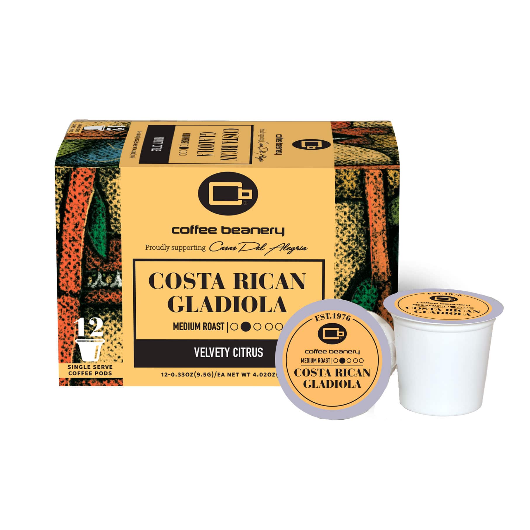 Costa Rican Gladiola Specialty Coffee Pods