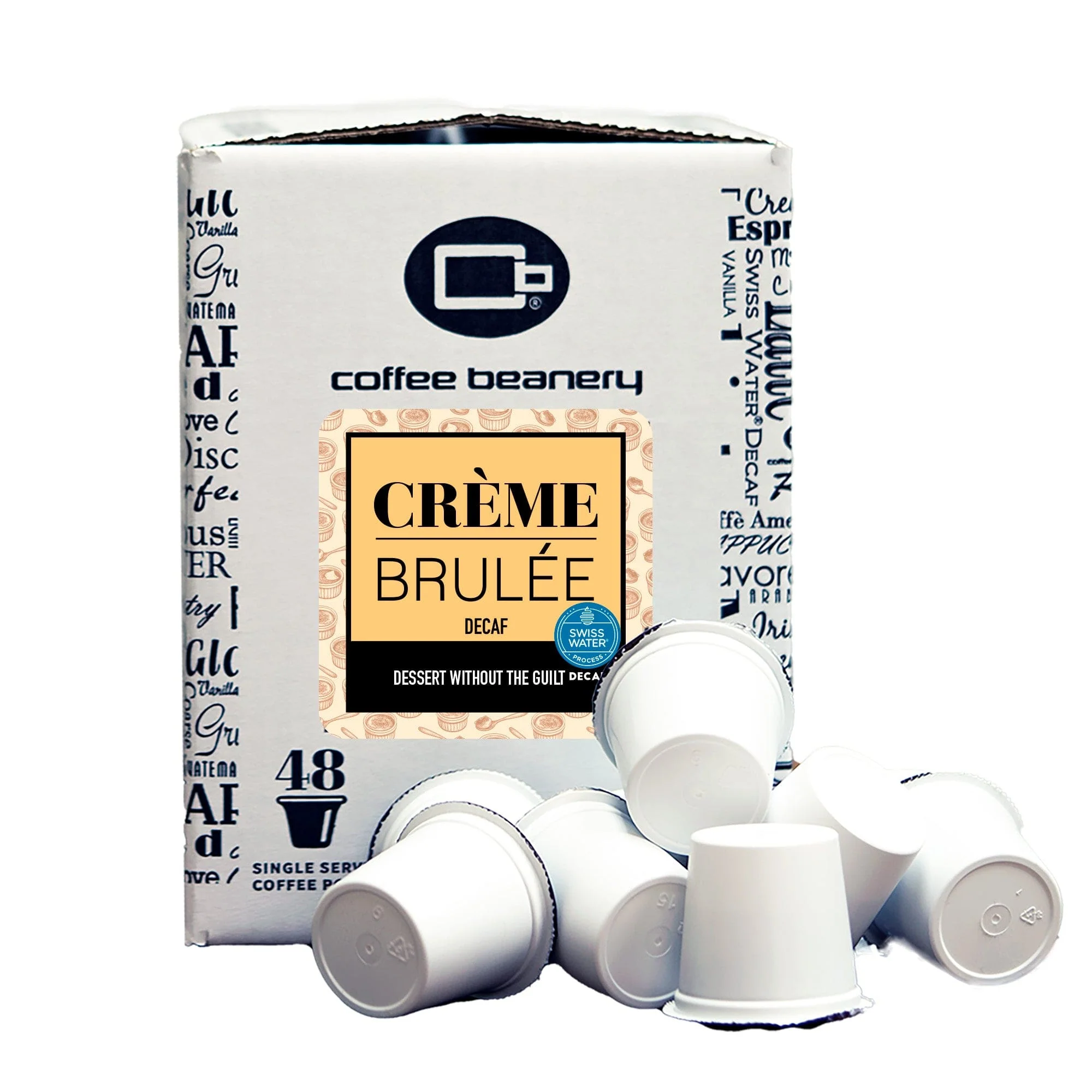 Creme Brulee Flavored Decaf Coffee Pods - Image 2
