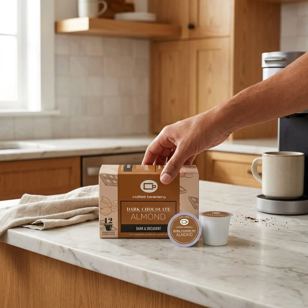 Dark Chocolate Almond Coffee Pods - Image 7