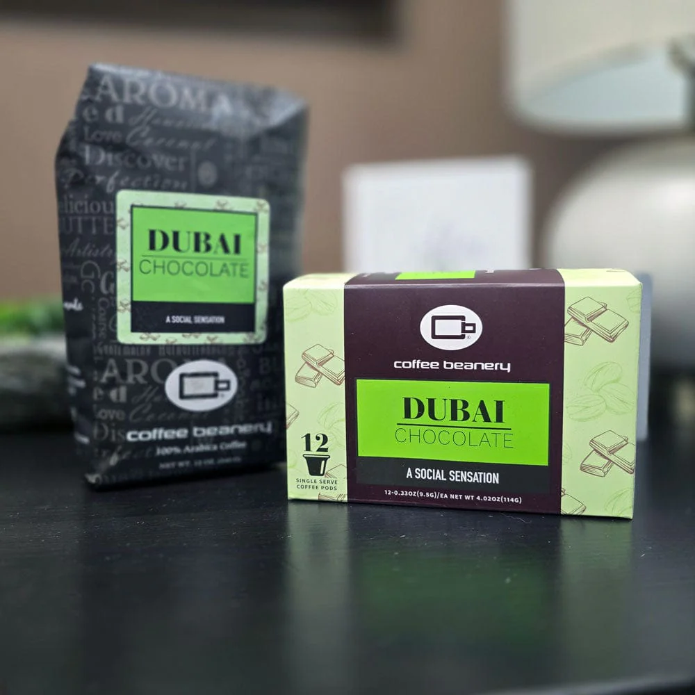 Dubai Chocolate Flavored Decaf Coffee Pods - Image 3