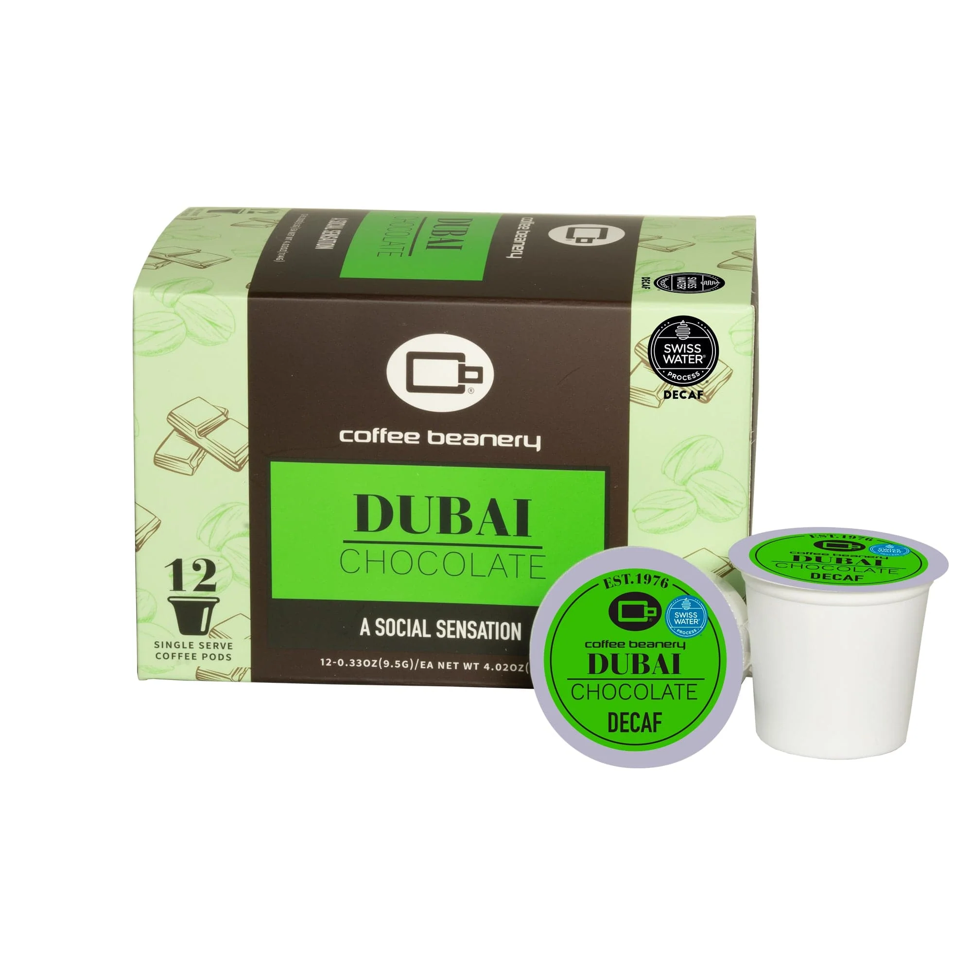 Dubai Chocolate Swiss Water Process Decaf Flavored Coffee - Image 2
