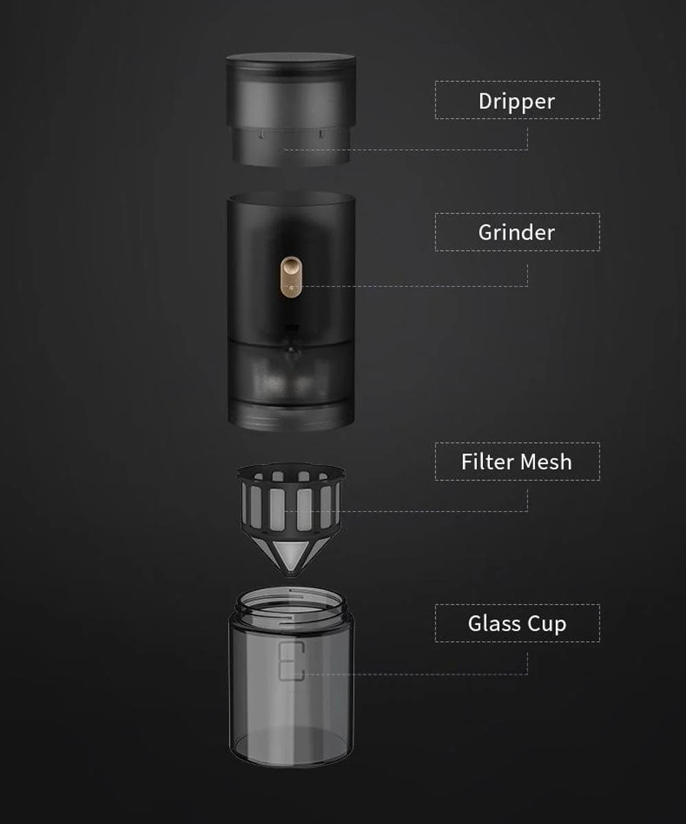 ELECTRIC GRINDER + BREWER HYBRID - TIMEMORE ADVANCE 123 GO - Image 6