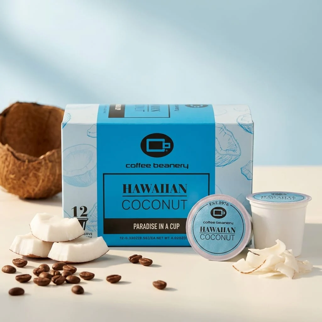 Hawaiian Coconut Flavored Coffee Pods - Image 6
