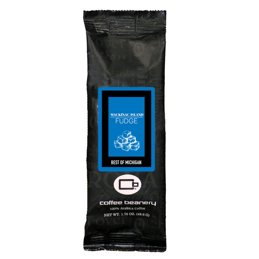 Mackinac Island Fudge Flavored Coffee  | 1.75 oz One Pot Sampler