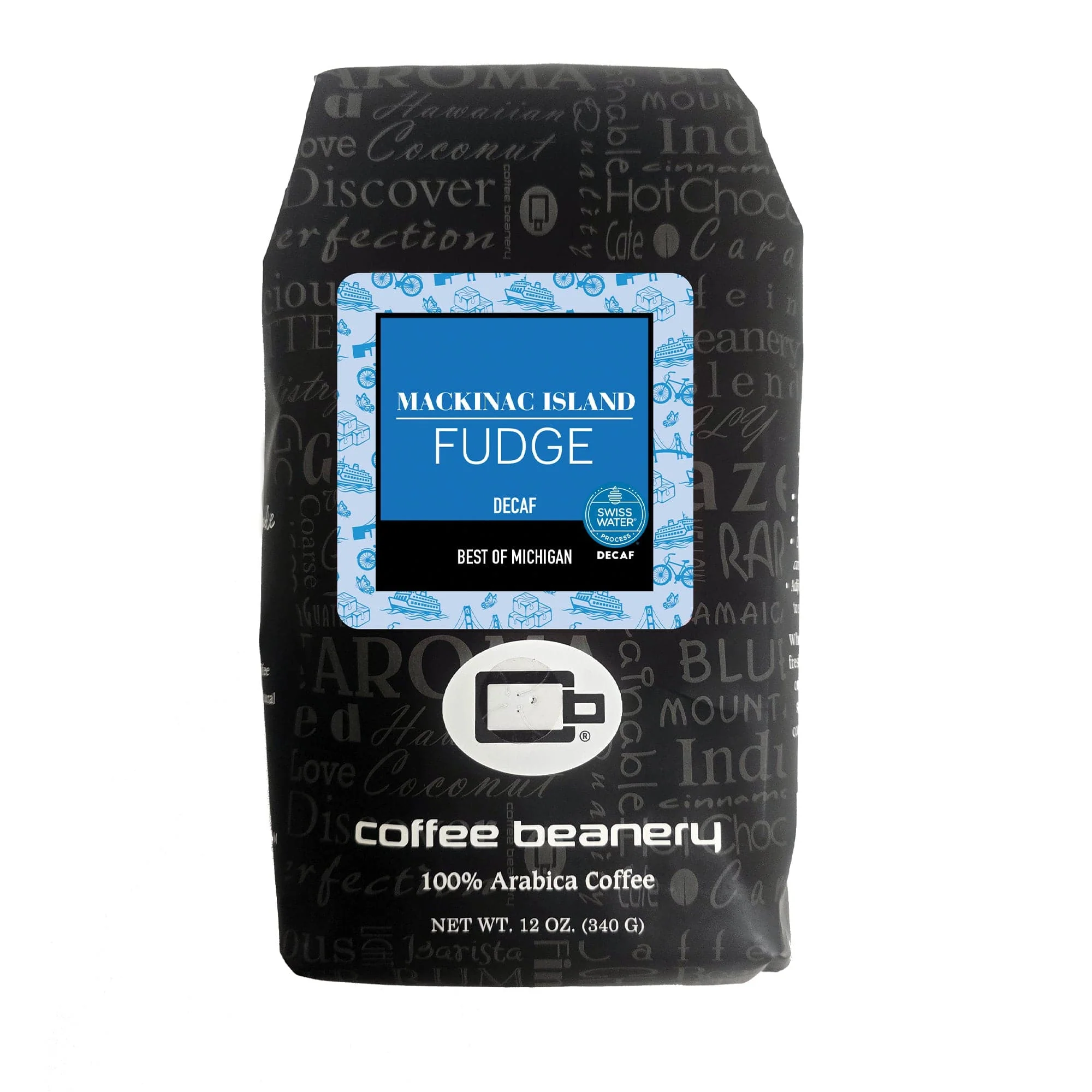 Mackinac Island Fudge SWP Decaf Flavored Coffee
