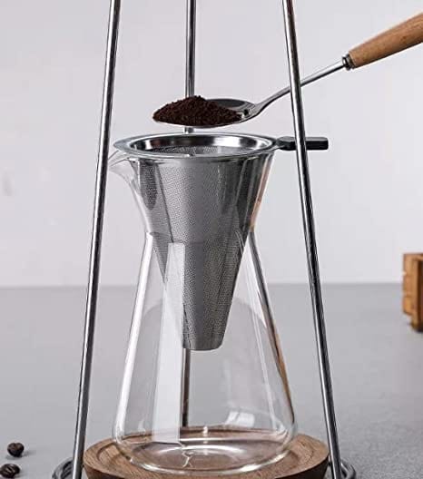 Nispira Iced Coffee Cold Brew Drip Coffee Maker Mini Tower, 400mL (BD-12) - Image 3