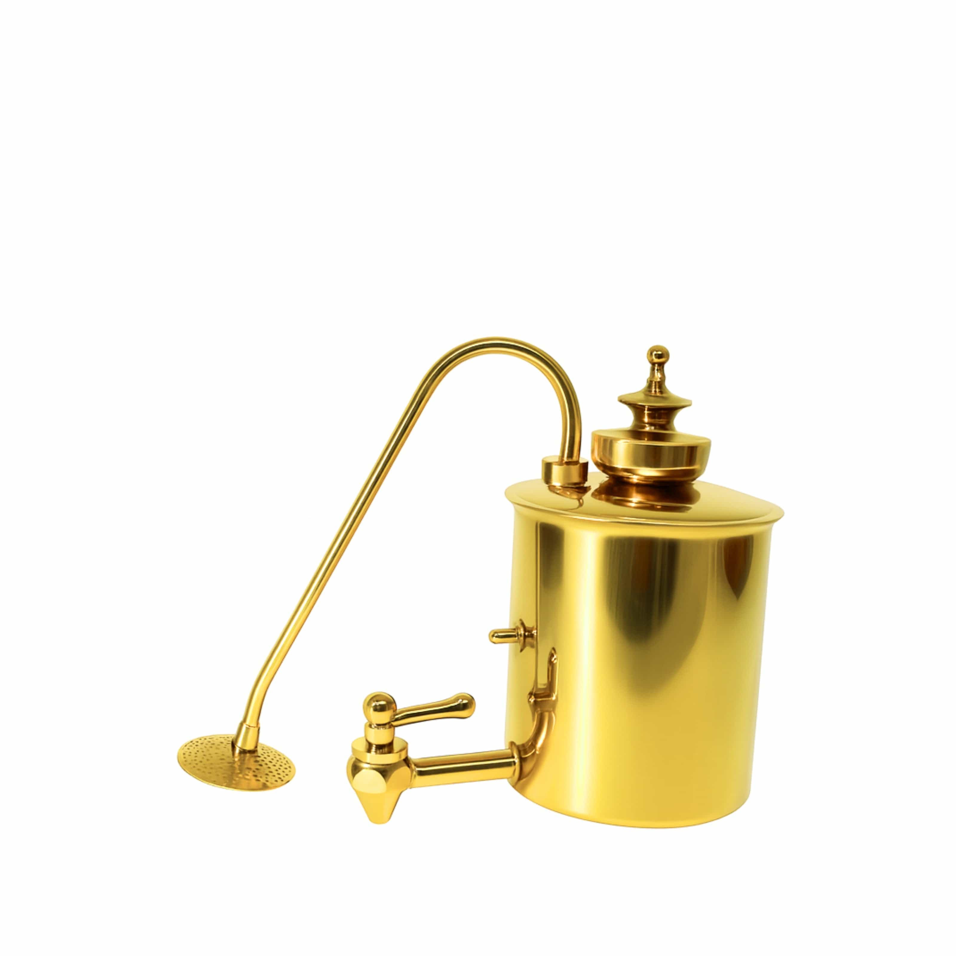 Nispira Vintage Belgium Belgian Royal Balance Syphon Siphon Coffee Maker, Gold with Peacock Blue Base - Image 8