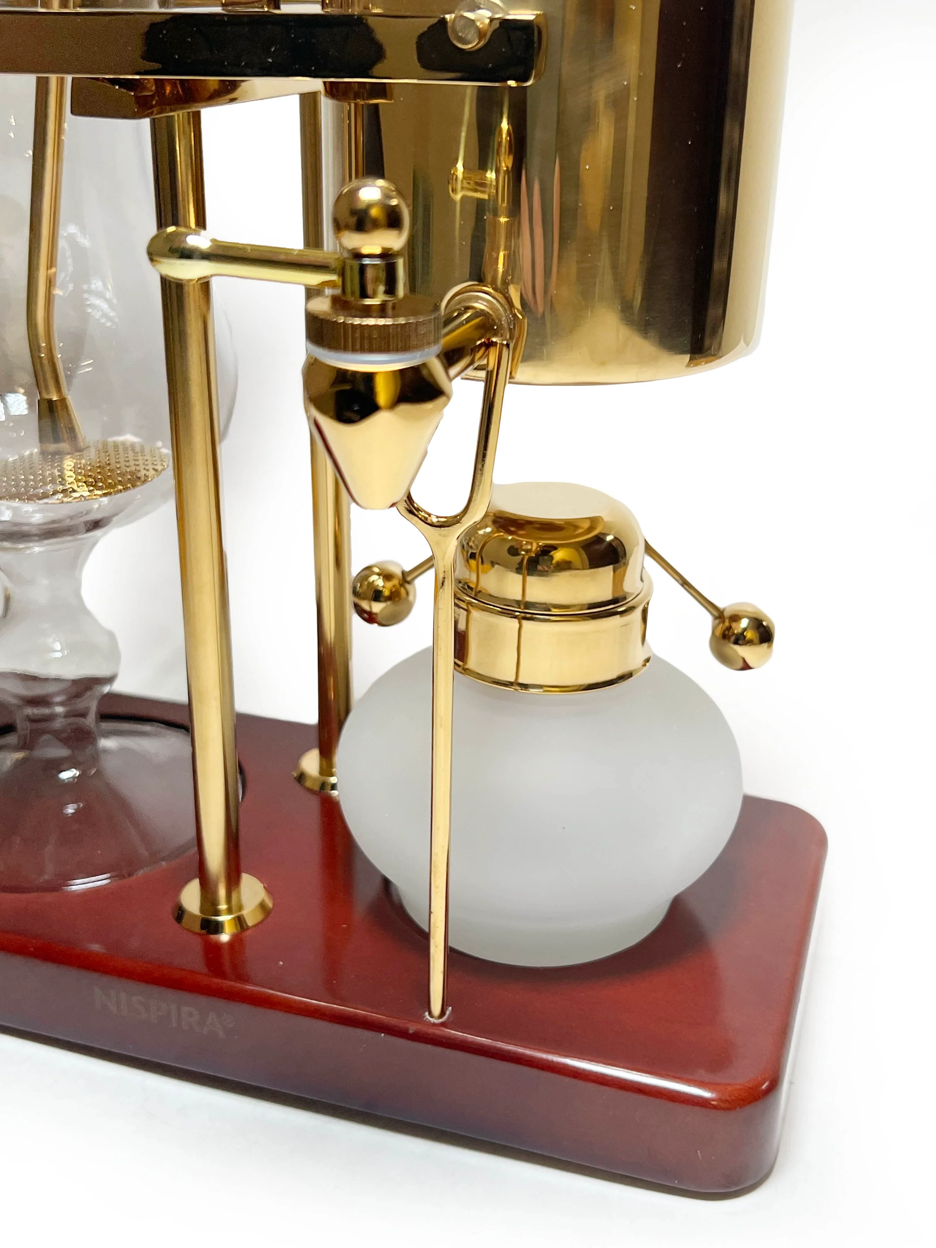 Nispira Vintage Belgium Royal Balance Syphon Siphon Coffee Maker, Gold - Image 5