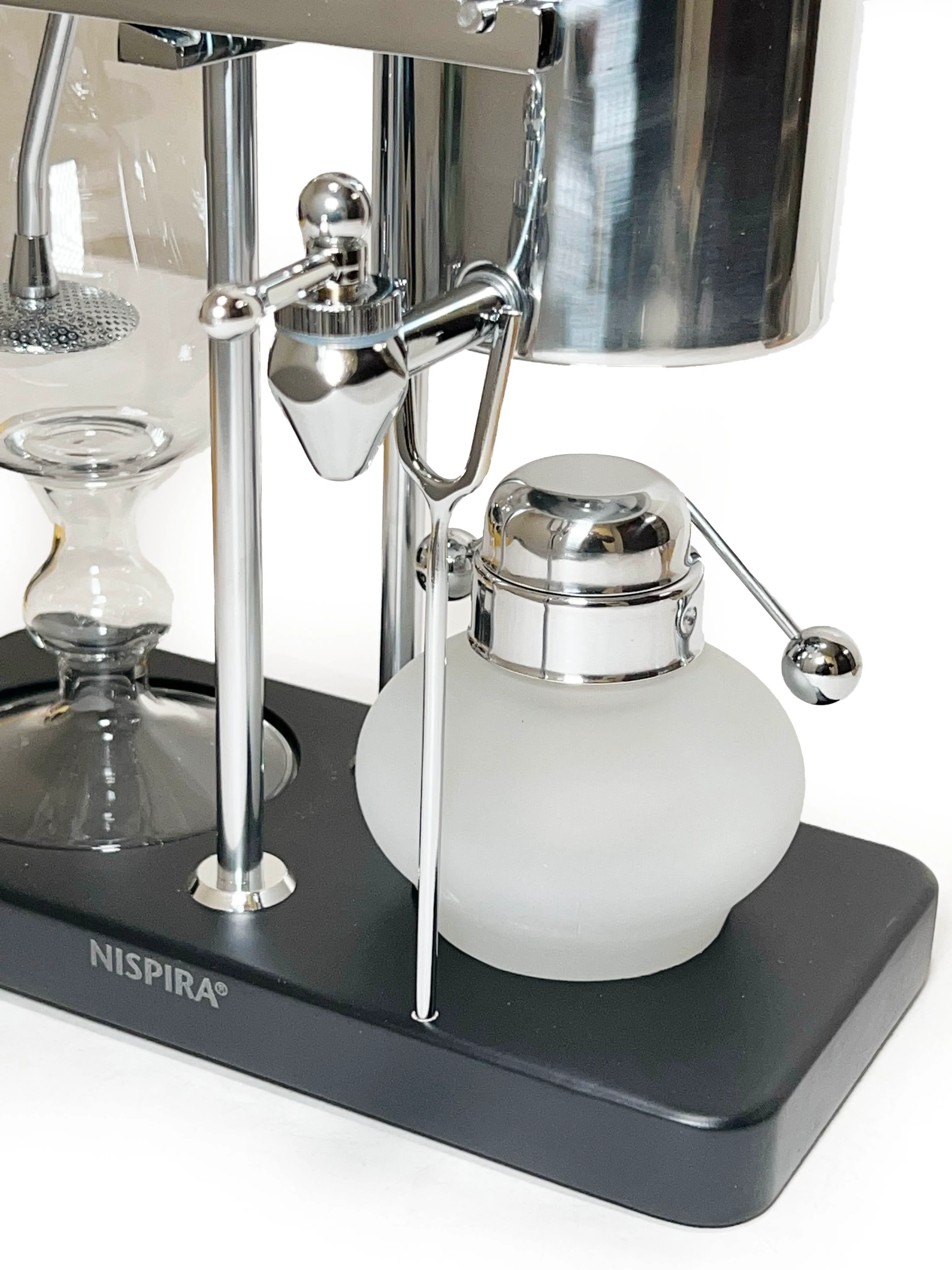 Nispira Vintage Belgium Royal Balance Syphon Siphon Coffee Maker, Silver - Image 5