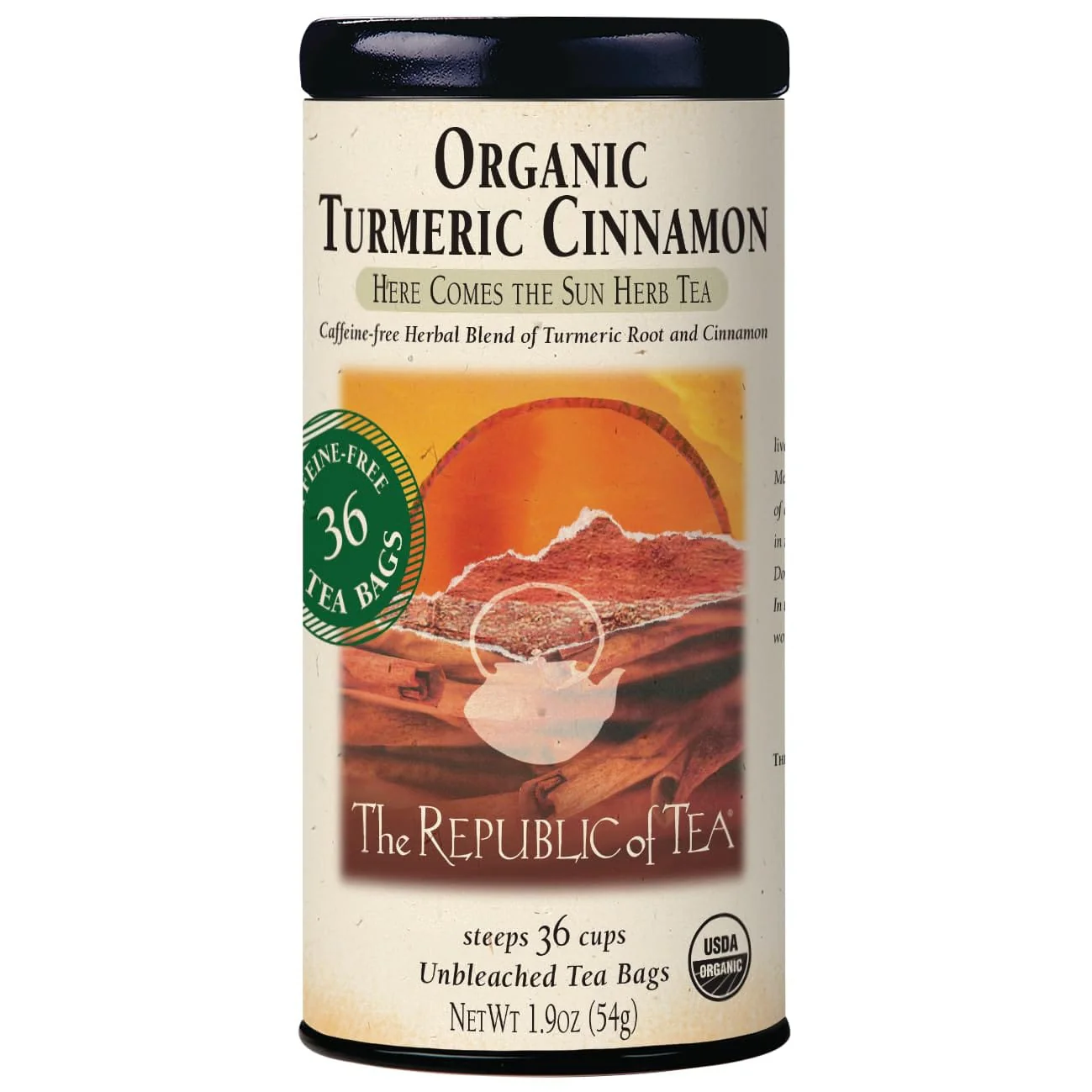 Organic Turmeric Cinnamon Tea