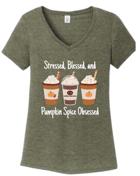 Stressed, Blessed & Pumpkin Obsessed Shirts - Image 3