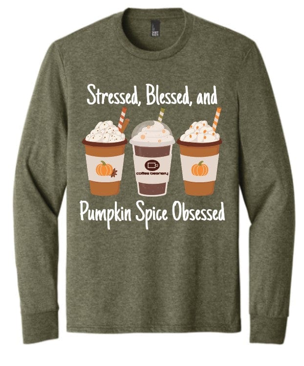 Stressed, Blessed & Pumpkin Obsessed Shirts - Image 5