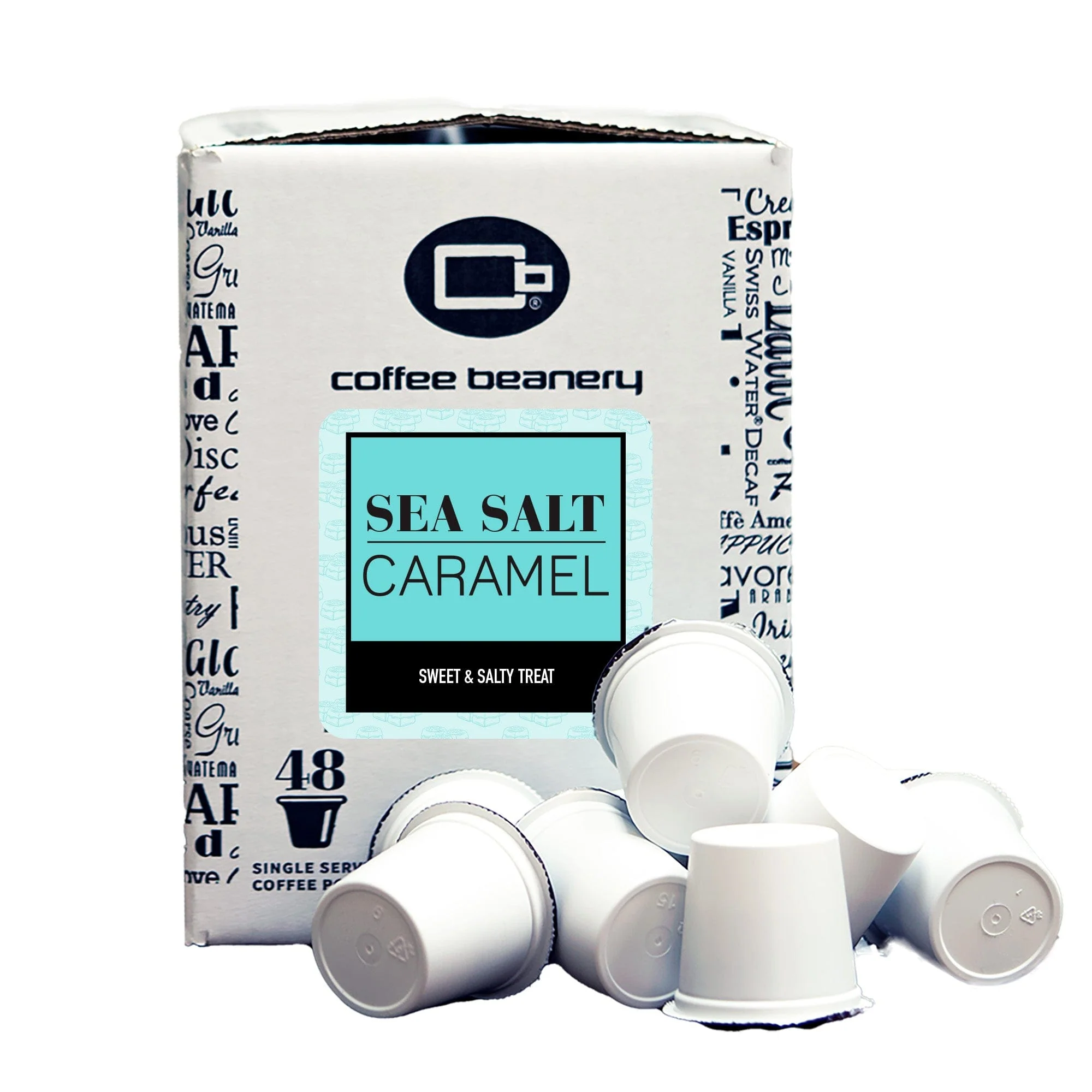 Sea Salt Caramel Flavored Coffee Pods | Bulk