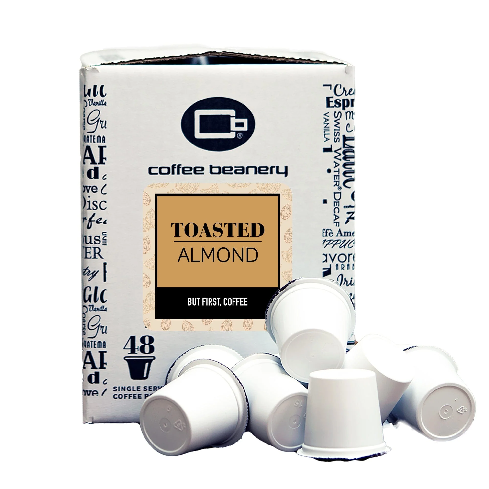 Toasted Almond Flavored Coffee Pods | Bulk