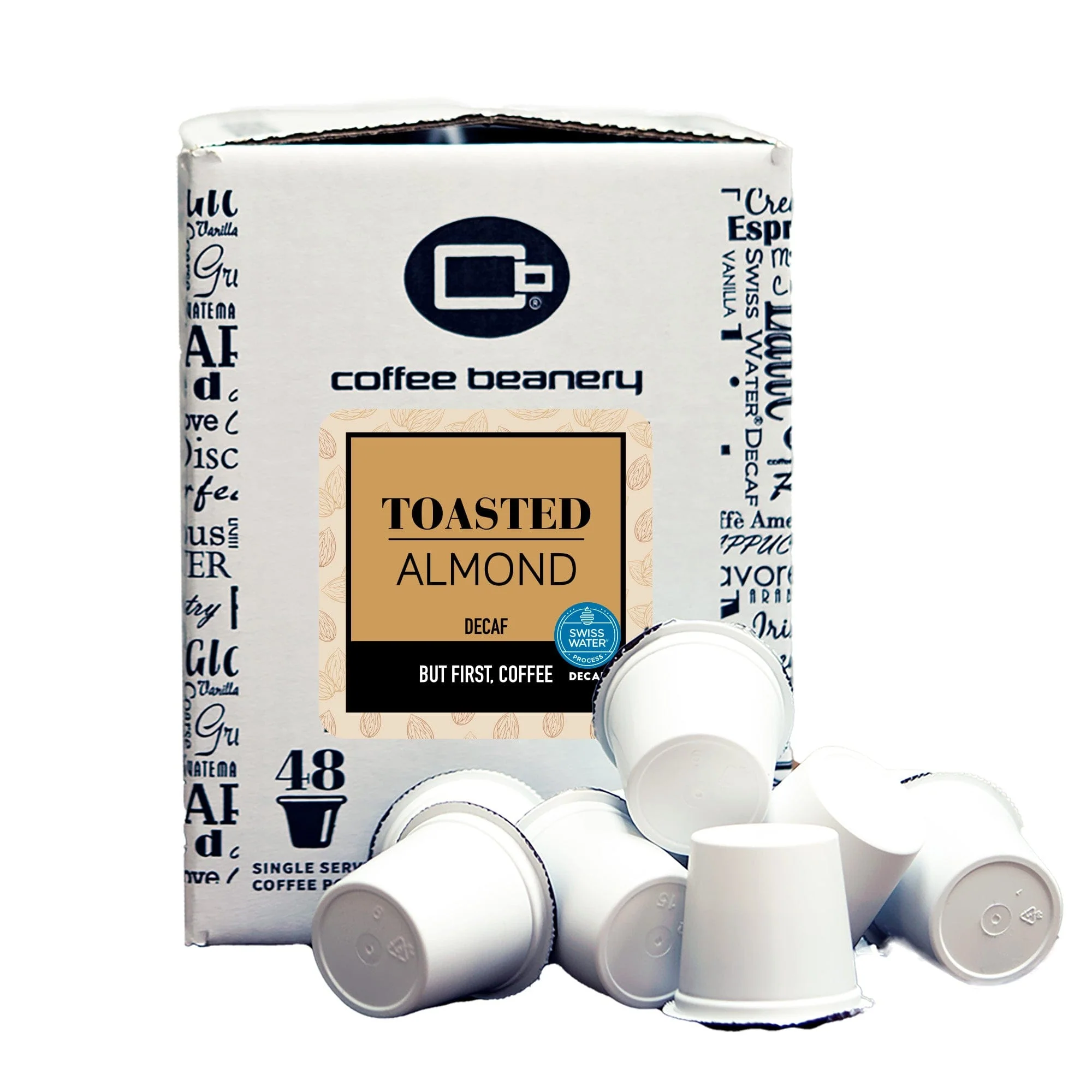 Toasted Almond Flavored Swiss Water Process Decaf Coffee - Image 4