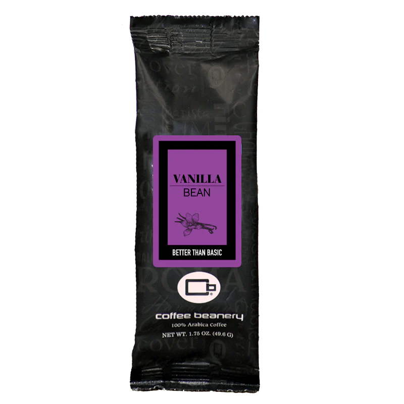 Vanilla Bean Flavored Coffee | 1.75 oz One Pot Sampler