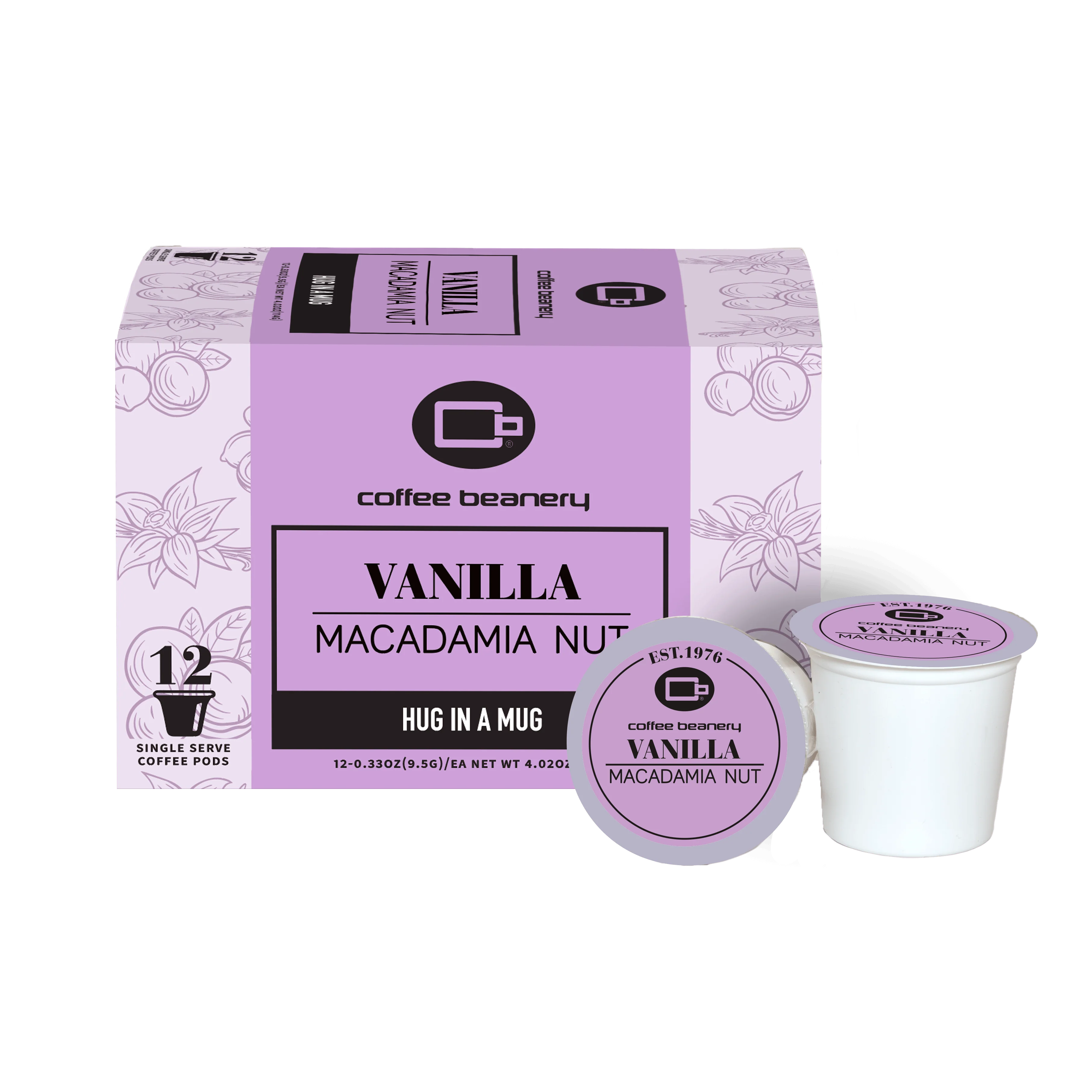 Vanilla Macadamia Nut Flavored Coffee Pods