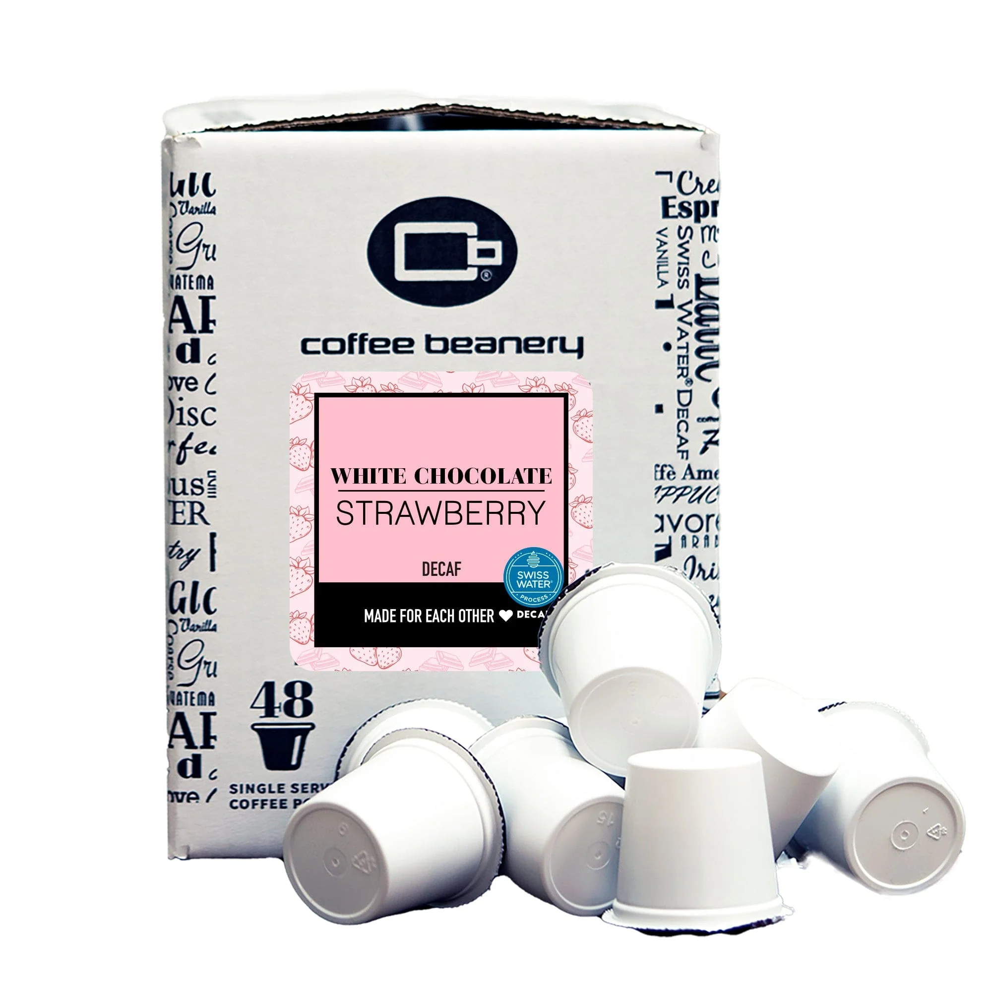 White Chocolate Strawberry Flavored Coffee Pods - Image 4